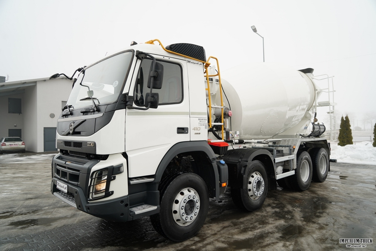 VOLVO FMX 410 / 8x4 / GRUSZKA 9m3 / BETONOMIESZARKA / LIEBHERR / ALUFELGI / EURO 6 - Concrete mixer truck: picture 2 VOLVO FMX 410 / 8x4 / GRUSZKA 9m3 / BETONOMIESZARKA / LIEBHERR / ALUFELGI / EURO 6 - Concrete mixer truck: picture 2