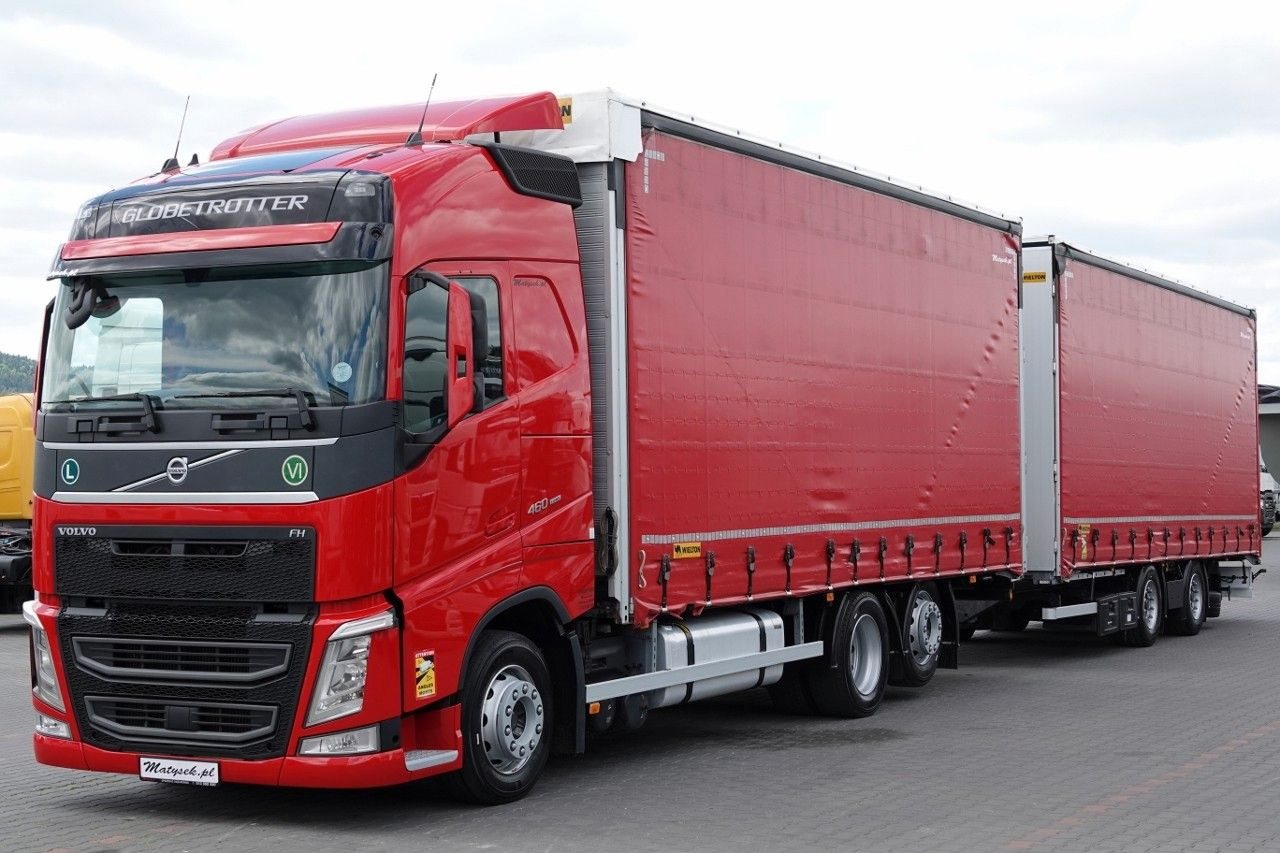 Volvo FH 460 / ZESTAW TANDEM 120 M3 / I-PARK COOL - Curtainsider truck: picture 2 Volvo FH 460 / ZESTAW TANDEM 120 M3 / I-PARK COOL - Curtainsider truck: picture 2