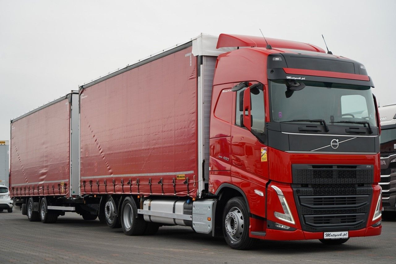 Volvo FH 460 / ZESTAW TANDEM / 120 M3 / PRZEJAZDOWY / - Curtainsider truck: picture 1 Volvo FH 460 / ZESTAW TANDEM / 120 M3 / PRZEJAZDOWY / - Curtainsider truck: picture 1