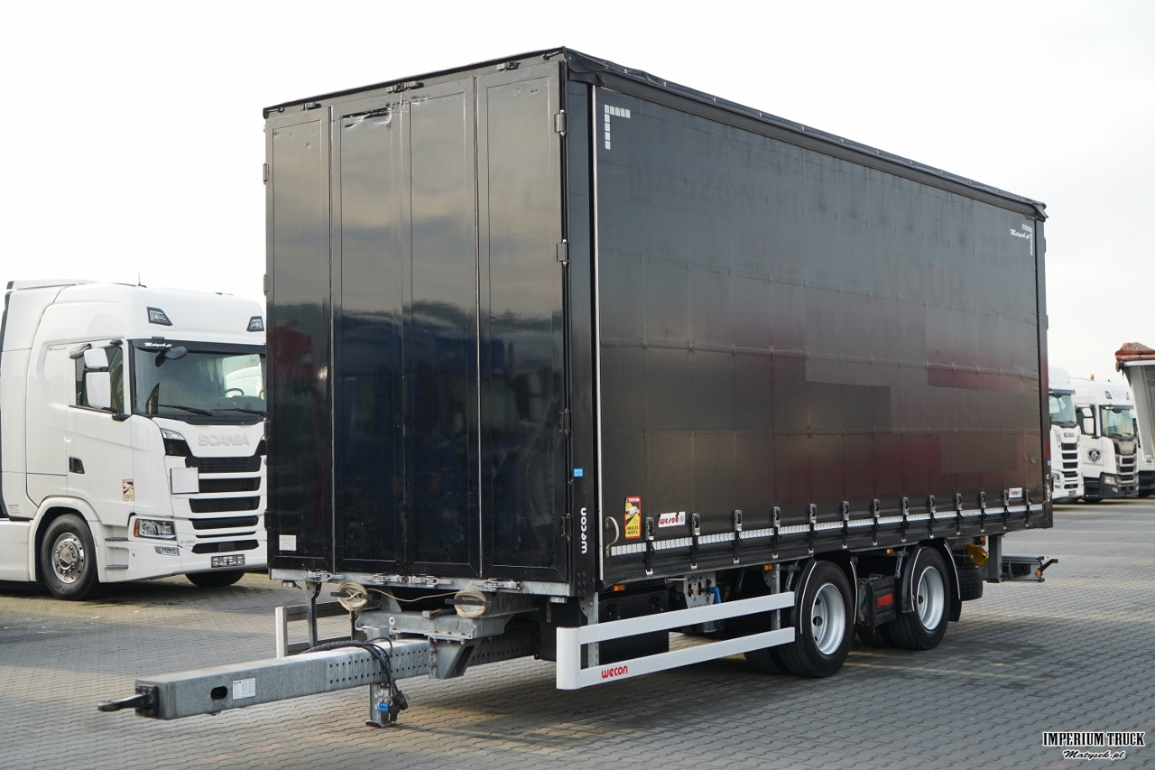 WECON / PRZYCZEPA - 7,7 M / TANDEM / PRZEJAZDOWA / SAF / 2023 ROK - Curtainsider trailer: picture 1 WECON / PRZYCZEPA - 7,7 M / TANDEM / PRZEJAZDOWA / SAF / 2023 ROK - Curtainsider trailer: picture 1