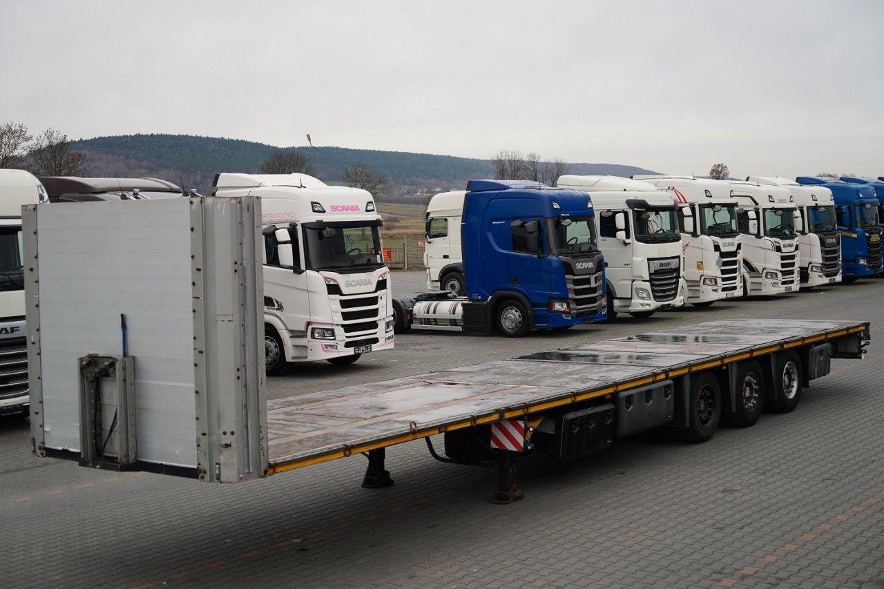 ZASŁAW PLATFORMA NISKOPODWOZIOWA + HAKI PODKONTENERY - Dropside/ Flatbed semi-trailer: picture 4 ZASŁAW PLATFORMA NISKOPODWOZIOWA + HAKI PODKONTENERY - Dropside/ Flatbed semi-trailer: picture 4