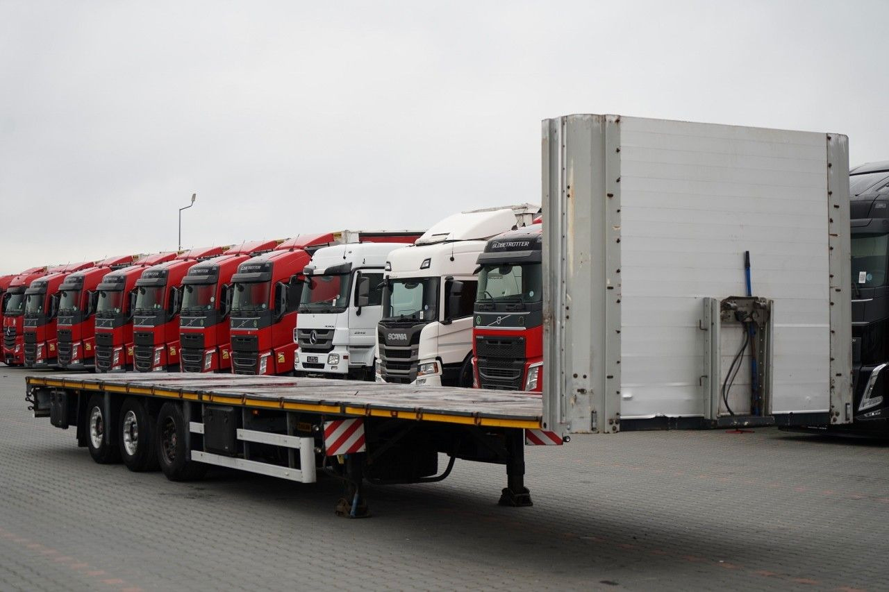 ZASŁAW PLATFORMA NISKOPODWOZIOWA + HAKI PODKONTENERY - Dropside/ Flatbed semi-trailer: picture 2 ZASŁAW PLATFORMA NISKOPODWOZIOWA + HAKI PODKONTENERY - Dropside/ Flatbed semi-trailer: picture 2