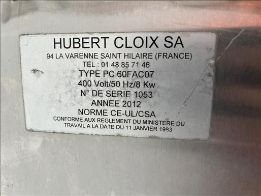 Bakery equipment Hubert Cloix PC60FA Pastocooker: picture 7