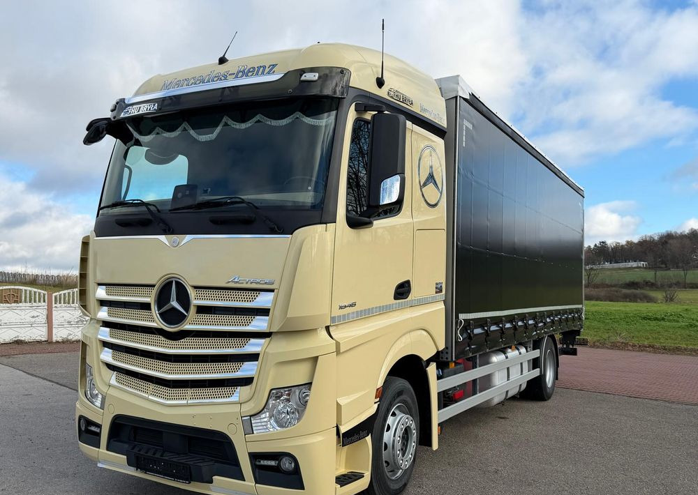 Mercedes-Benz ACTROS 1846 / FIRANKA / WINDA / 18 EUROPALET / AUTOMAT / Z NIEMIEC / 2019 / PRZEBIEG 370 TYŚ KM - Curtainsider truck: picture 2 Mercedes-Benz ACTROS 1846 / FIRANKA / WINDA / 18 EUROPALET / AUTOMAT / Z NIEMIEC / 2019 / PRZEBIEG 370 TYŚ KM - Curtainsider truck: picture 2