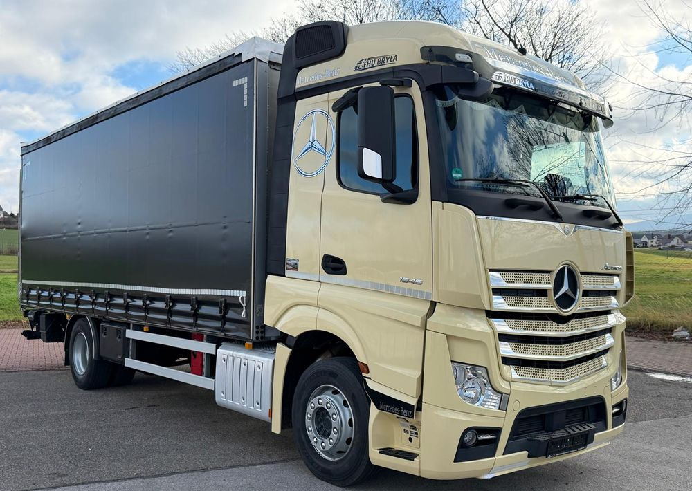 Mercedes-Benz ACTROS 1846 / FIRANKA / WINDA / 18 EUROPALET / AUTOMAT / Z NIEMIEC / 2019 / PRZEBIEG 370 TYŚ KM - Curtainsider truck: picture 1 Mercedes-Benz ACTROS 1846 / FIRANKA / WINDA / 18 EUROPALET / AUTOMAT / Z NIEMIEC / 2019 / PRZEBIEG 370 TYŚ KM - Curtainsider truck: picture 1