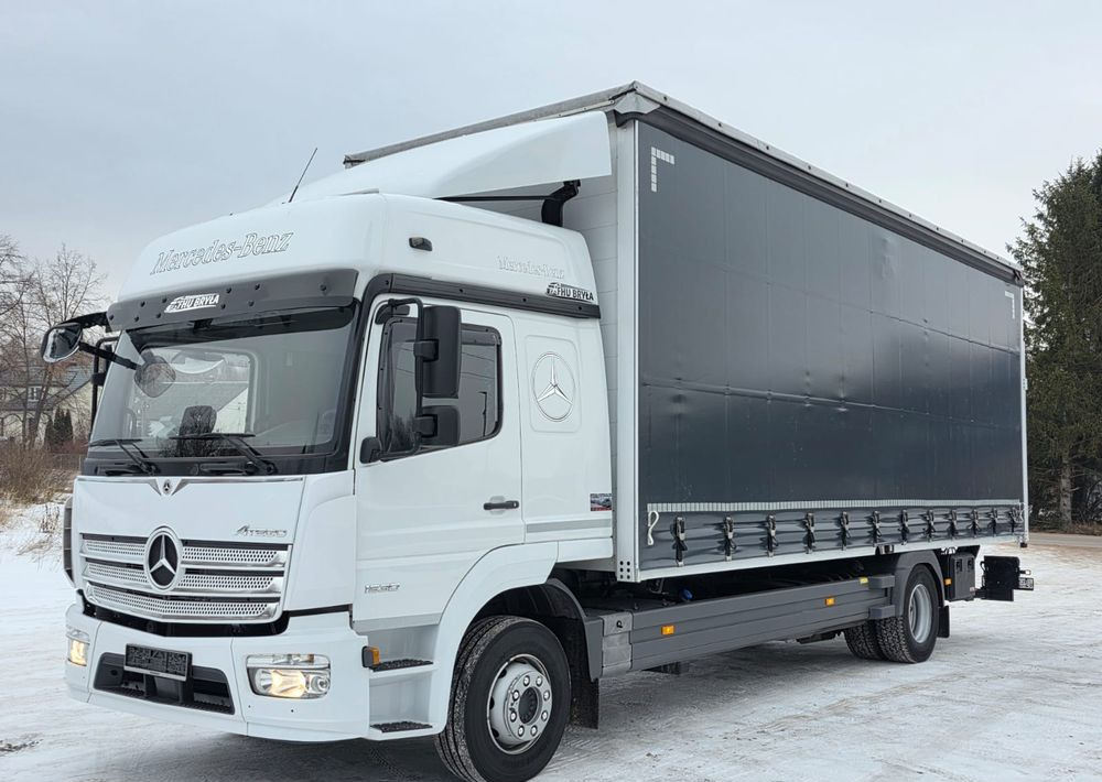 Mercedes-Benz ATEGO 1530 / FIRANKA / WINDA / E6 / 12.2022. / JAK NOWY / 18 EURO PALET / SPROWADZONY / GLOB / SYPIALKA / NISKI PRZEBIEG - Curtainsider truck: picture 1 Mercedes-Benz ATEGO 1530 / FIRANKA / WINDA / E6 / 12.2022. / JAK NOWY / 18 EURO PALET / SPROWADZONY / GLOB / SYPIALKA / NISKI PRZEBIEG - Curtainsider truck: picture 1