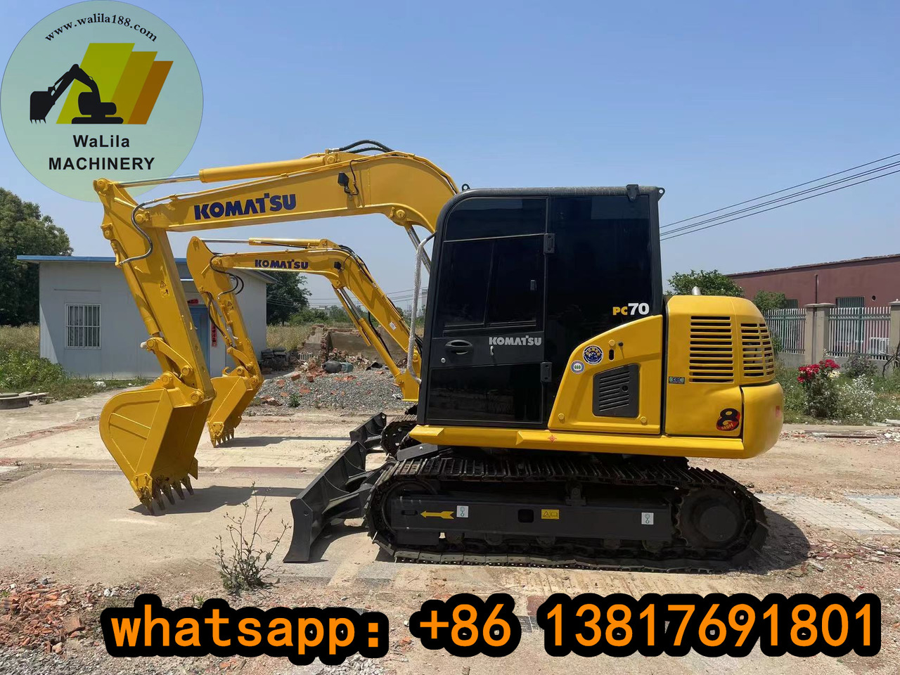 KOMATSU PC 70-8 - Mini excavator: picture 1 KOMATSU PC 70-8 - Mini excavator: picture 1