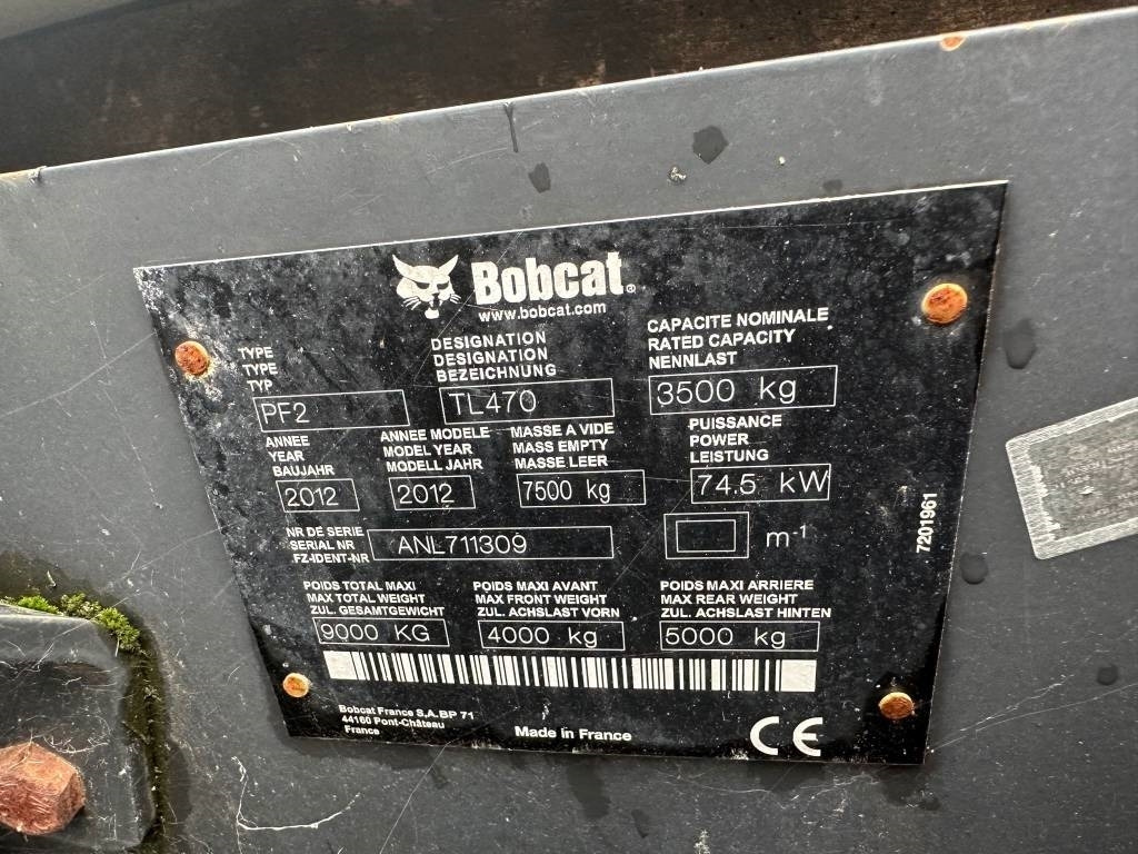 Telescopic handler Bobcat TL 470 FOR PARTS OR COMPLETE: picture 8