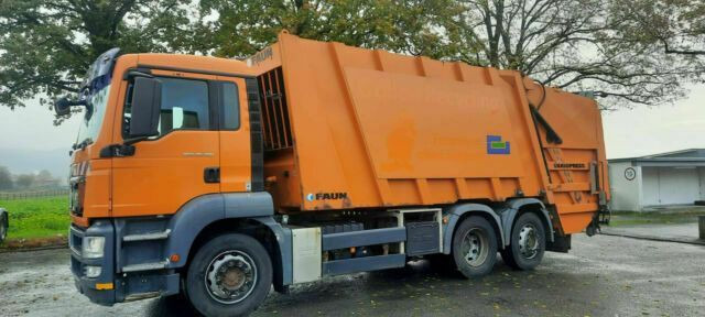 MAN 26.320 Müllwagen Faun Variopress - Garbage truck: picture 2 MAN 26.320 Müllwagen Faun Variopress - Garbage truck: picture 2