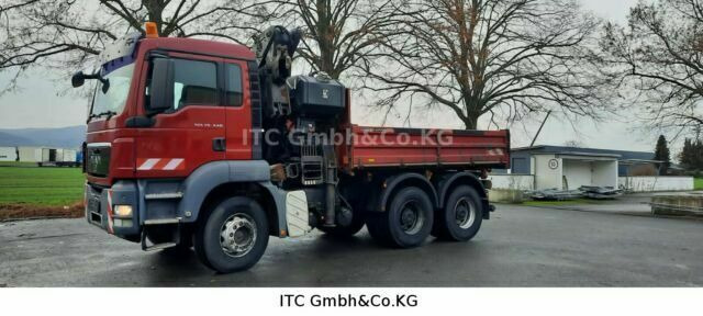MAN 26.440TGS Kipper+Kran Meiller/Stahl - Tipper, Crane truck: picture 1 MAN 26.440TGS Kipper+Kran Meiller/Stahl - Tipper, Crane truck: picture 1