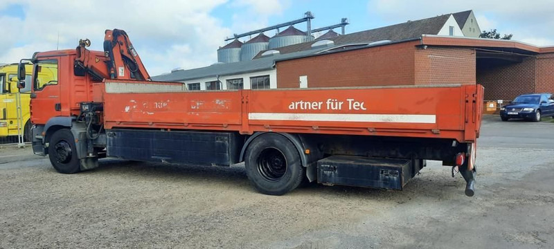 Dropside/ Flatbed truck, Crane truck MAN TG-M18.280PS Hiab 111B-2 mit Funk: picture 14