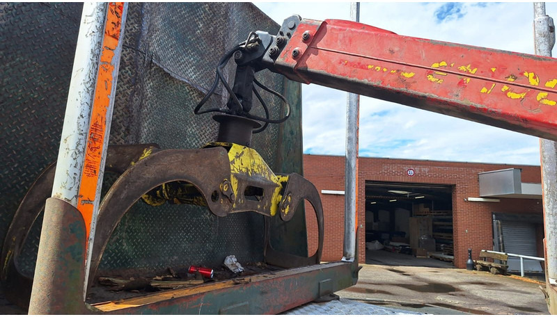 Logging truck, Crane truck MAN TGA 18.480 Holz LKW: picture 6