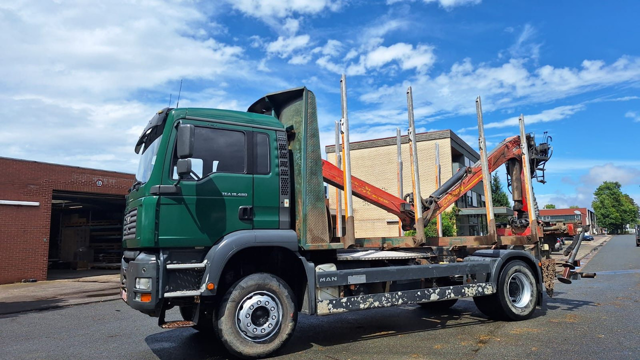 MAN TGA 18.480 Holz LKW - Logging truck, Crane truck: picture 3 MAN TGA 18.480 Holz LKW - Logging truck, Crane truck: picture 3