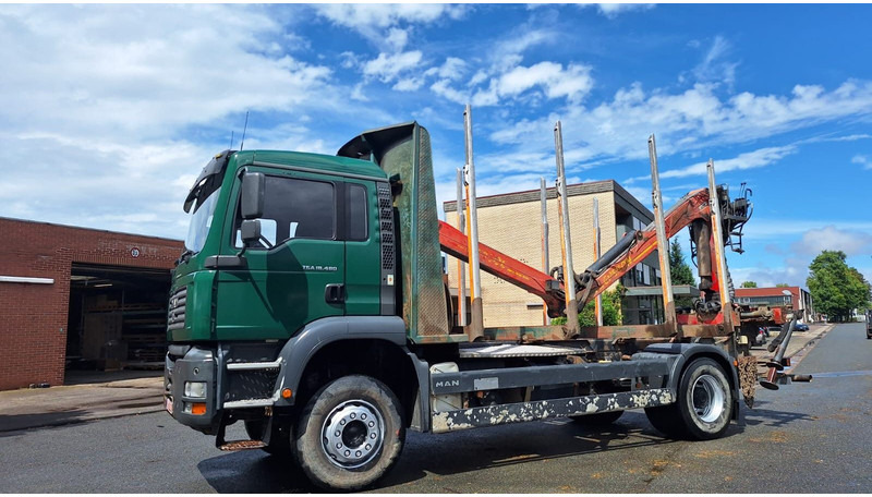 MAN TGA 18.480 Holz LKW - Logging truck, Crane truck: picture 3 MAN TGA 18.480 Holz LKW - Logging truck, Crane truck: picture 3