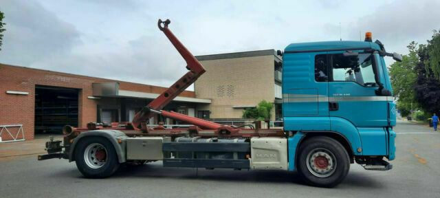MAN TGS 18.440 Abroller mit Funk +Kran vor. - Hook lift truck, Crane truck: picture 3 MAN TGS 18.440 Abroller mit Funk +Kran vor. - Hook lift truck, Crane truck: picture 3