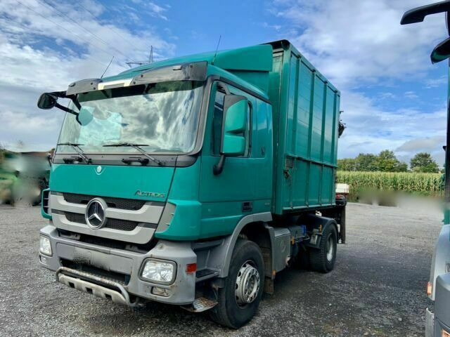 Mercedes-Benz 1844K 4x2 Kipper mit Kran Blattgefedert - Tipper, Crane truck: picture 1 Mercedes-Benz 1844K 4x2 Kipper mit Kran Blattgefedert - Tipper, Crane truck: picture 1