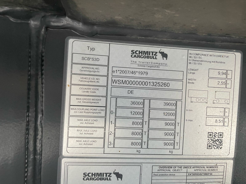 New Tipper semi-trailer Schmitz Cargobull 3-Achser 48 qubik Getreidekipper: picture 8