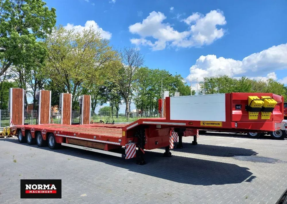 Scorpion 4 osie SAF, naj. hydrauliczne - Low loader semi-trailer: picture 1 Scorpion 4 osie SAF, naj. hydrauliczne - Low loader semi-trailer: picture 1