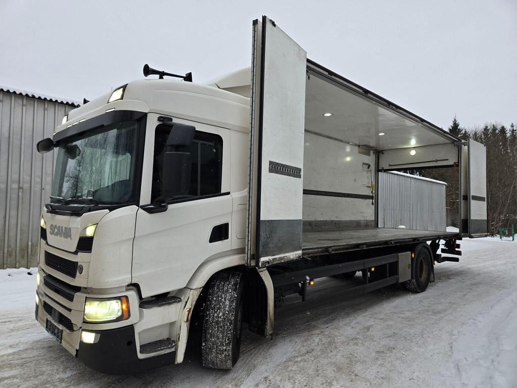 Scania P320 4X2 NÄRKO SIDEOPENING - Box truck: picture 1 Scania P320 4X2 NÄRKO SIDEOPENING - Box truck: picture 1