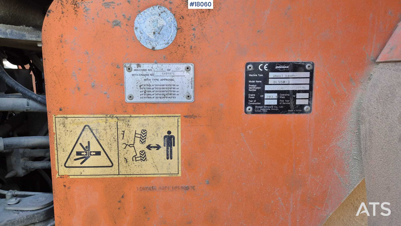 Wheel loader DOOSAN DL550-3 wheel loader (2014): picture 27