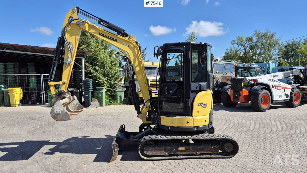 Mini excavator YANMAR VIO38-6 (2019) + buskets - Mini excavator: picture 5 Mini excavator YANMAR VIO38-6 (2019) + buskets - Mini excavator: picture 5