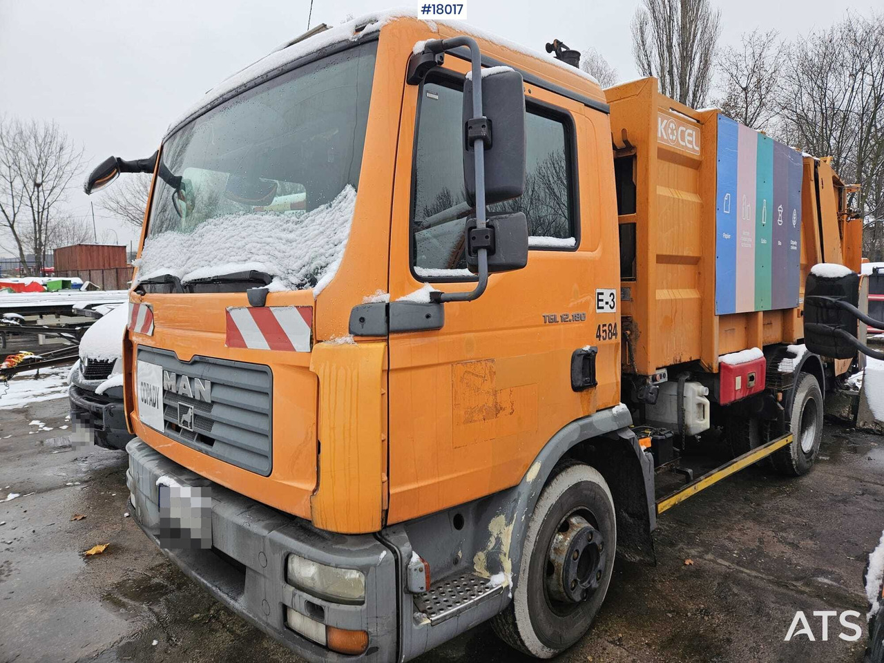 Truck MAN TGA 12.180 (2007) with EKOCEL mini garbage truck body - Garbage truck: picture 1 Truck MAN TGA 12.180 (2007) with EKOCEL mini garbage truck body - Garbage truck: picture 1