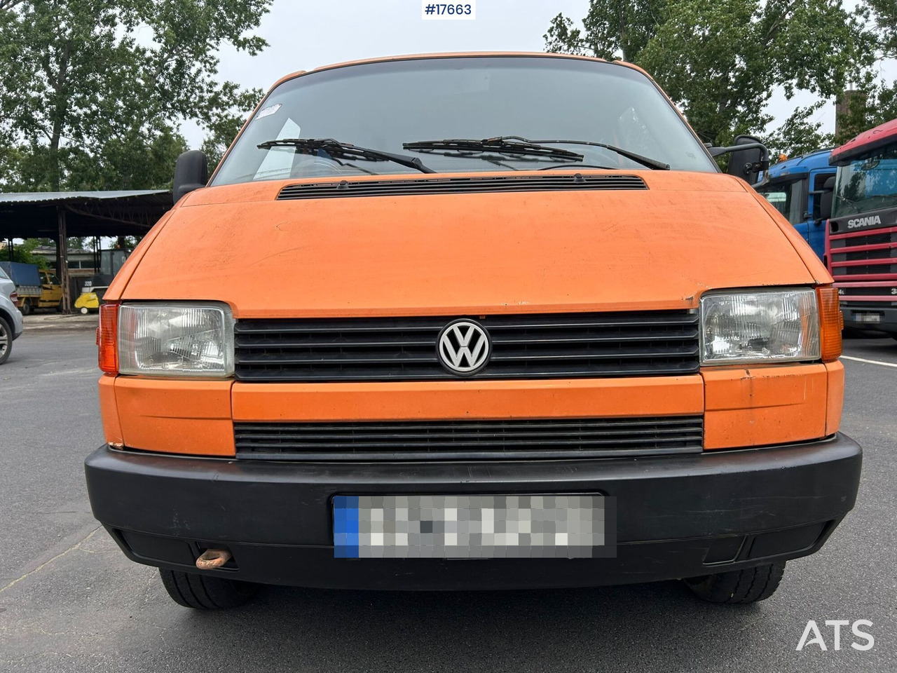 Volkswagen Transporter 1.9D double cab with box body (1992) - Curtain side van, Combi van: picture 3 Volkswagen Transporter 1.9D double cab with box body (1992) - Curtain side van, Combi van: picture 3