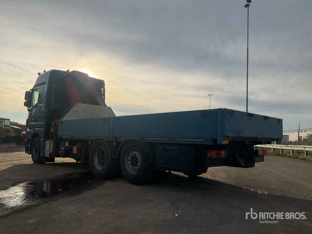 2012 Mercedes-Benz Actros 930.20 2012 HMF 3000-K3 Articulated Bo ... Flatbed Truck with Crane - Dropside/ Flatbed truck, Crane truck: picture 3 2012 Mercedes-Benz Actros 930.20 2012 HMF 3000-K3 Articulated Bo ... Flatbed Truck with Crane - Dropside/ Flatbed truck, Crane truck: picture 3