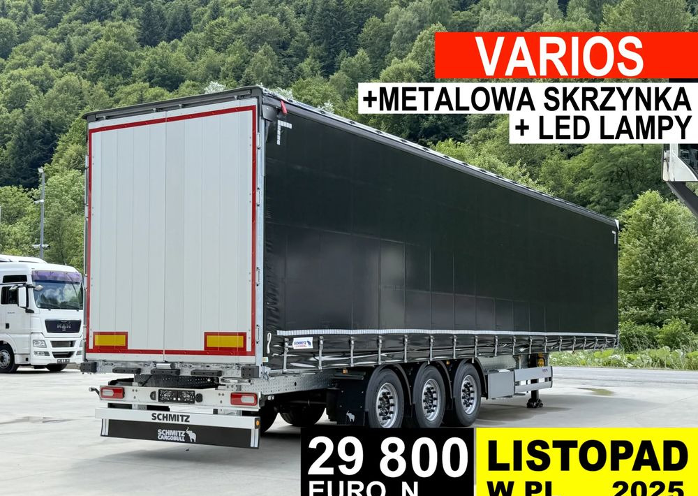 Schmitz Cargobull VARIOS + SKRZYNKA - Curtainsider semi-trailer: picture 1 Schmitz Cargobull VARIOS + SKRZYNKA - Curtainsider semi-trailer: picture 1