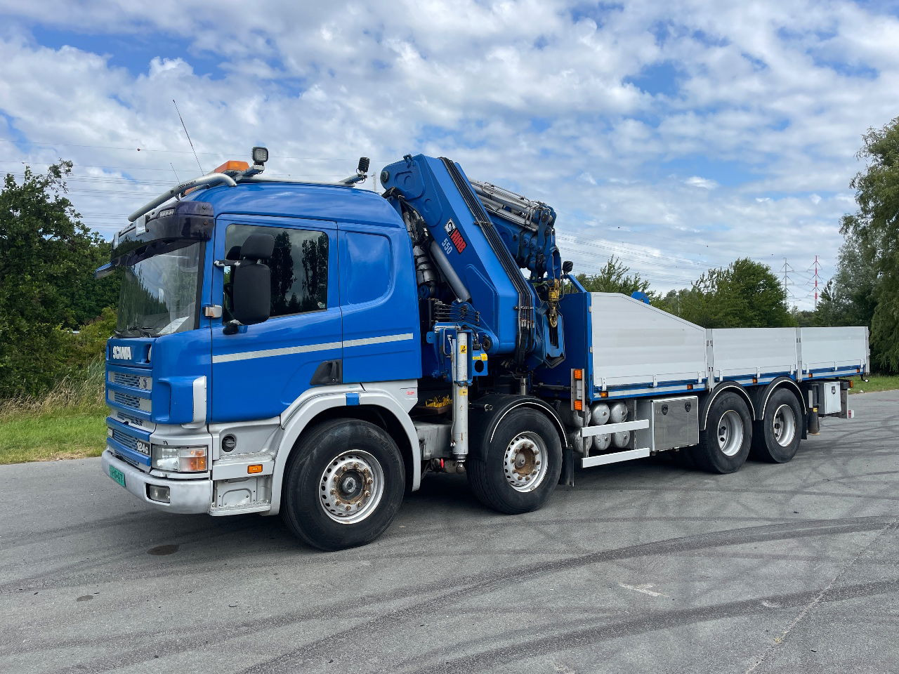 Scania P124-400 124 with hiab 550 crane with jib, excellent condition - Crane truck: picture 3 Scania P124-400 124 with hiab 550 crane with jib, excellent condition - Crane truck: picture 3