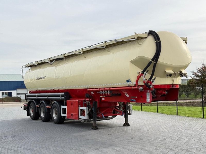Feldbinder EUT 59.3 4 KAMER, STUURAS, 3 X 10 TONS ASSEN, 59 KUUB. - Tank semi-trailer: picture 1 Feldbinder EUT 59.3 4 KAMER, STUURAS, 3 X 10 TONS ASSEN, 59 KUUB. - Tank semi-trailer: picture 1