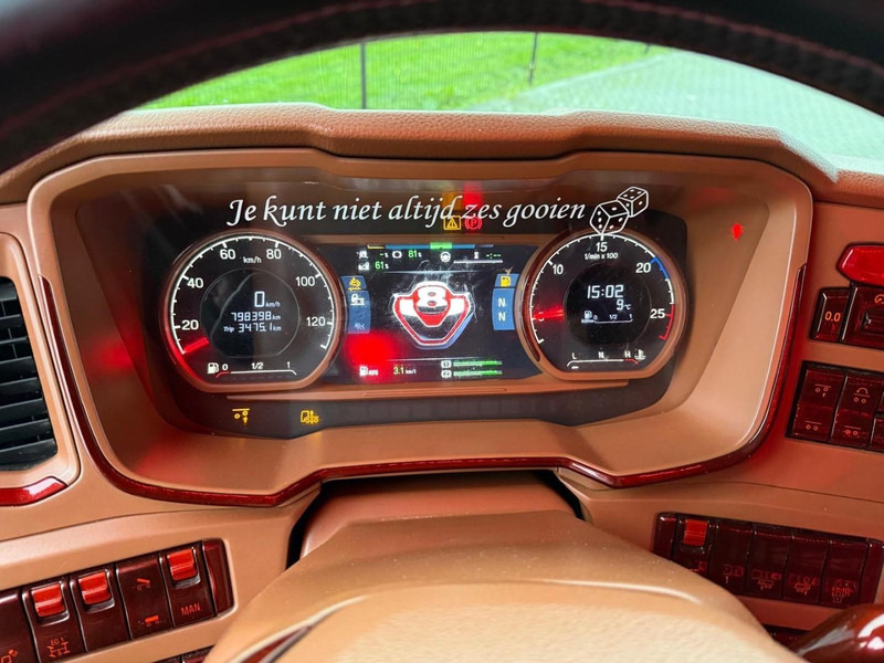 Tractor unit Scania S650 V8 NGS SHOW TRUCK, INTERIOR, FULL AIR, ALCOA, PTO, FULL!: picture 19