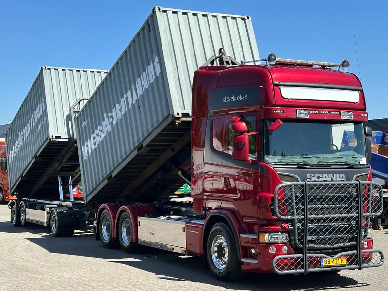 Scania R620-V8 6x4 Joab 20T Haakarm+Nor Slep Kipper / 298Tkm! Ex *Driving School* / Retarder - Hook lift truck: picture 2 Scania R620-V8 6x4 Joab 20T Haakarm+Nor Slep Kipper / 298Tkm! Ex *Driving School* / Retarder - Hook lift truck: picture 2