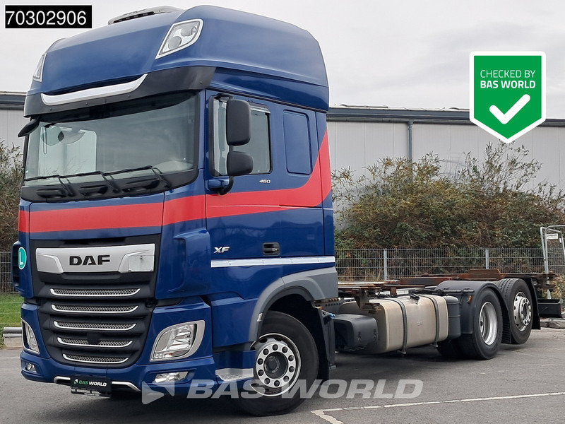 DAF XF 480 6X2 BDF Retarder SSC Lift+Steering Axle Automatic Euro 6 - Container transporter/ Swap body truck: picture 1 DAF XF 480 6X2 BDF Retarder SSC Lift+Steering Axle Automatic Euro 6 - Container transporter/ Swap body truck: picture 1