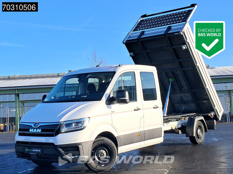 Volkswagen Crafter 177pk NEU! Dreiseitenkipper Automatik 2025 Facelift 180PS AHK LED Klima Tempomat Navi ACC Euro6 Kieper 3m3 A/C Towbar Cruise con - Tipper van: picture 1 Volkswagen Crafter 177pk NEU! Dreiseitenkipper Automatik 2025 Facelift 180PS AHK LED Klima Tempomat Navi ACC Euro6 Kieper 3m3 A/C Towbar Cruise con - Tipper van: picture 1