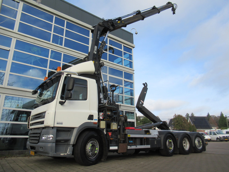 DAF CF 85.410 8x2 HIAB XS 244 HIPRO + VDL 21 T Haak - Kraan - Hook lift truck, Crane truck: picture 4 DAF CF 85.410 8x2 HIAB XS 244 HIPRO + VDL 21 T Haak - Kraan - Hook lift truck, Crane truck: picture 4