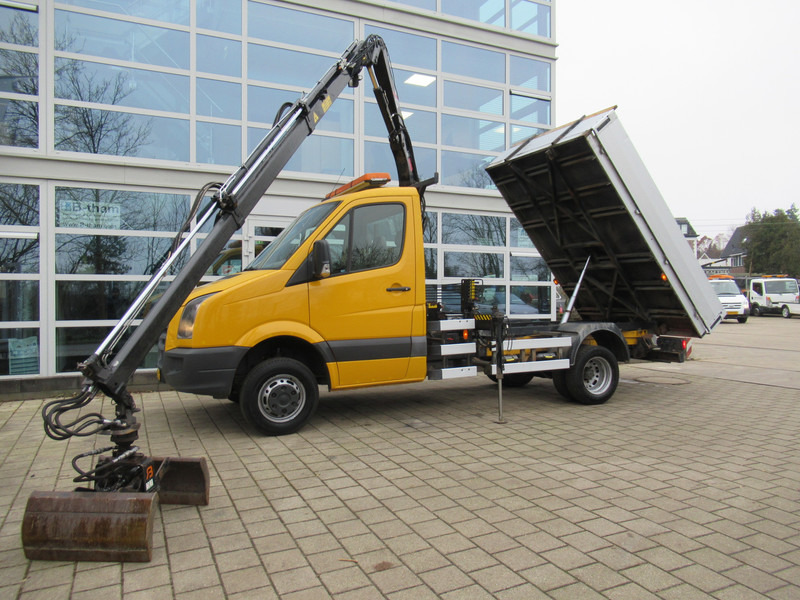 Volkswagen Crafter 50 2.5TDI 80KW HIAB 033 B-2 + Kipper Tipper - Tipper, Crane truck: picture 3 Volkswagen Crafter 50 2.5TDI 80KW HIAB 033 B-2 + Kipper Tipper - Tipper, Crane truck: picture 3