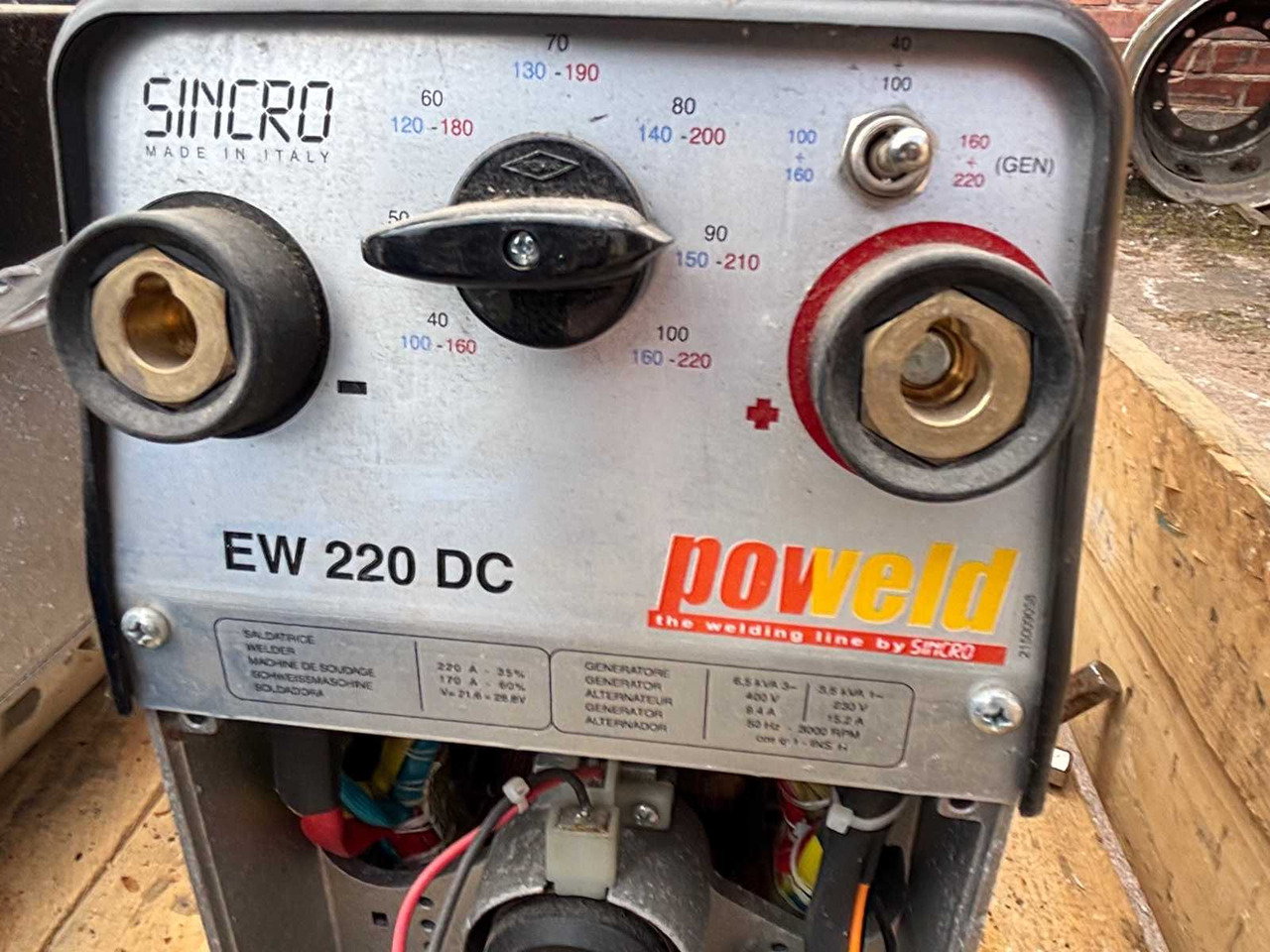 Welding generator Sincro EW 220 DC - Welding equipment: picture 5 Welding generator Sincro EW 220 DC - Welding equipment: picture 5