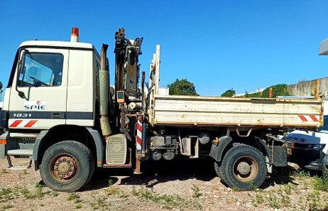 Mercedes-Benz ACTROS 1831 4X4 KRAN MEILER ALLRAD ATLAS KRAN - Tipper, Crane truck: picture 5 Mercedes-Benz ACTROS 1831 4X4 KRAN MEILER ALLRAD ATLAS KRAN - Tipper, Crane truck: picture 5