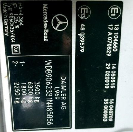 Curtain side van, Combi van Mercedes-Benz Sprinter II DoKa 316 CDI 4X4 Pritsche 6 Sitze Mercedes-Benz Sprinter II DoKa 316 CDI 4X4 Pritsche 6 Sitze: picture 26