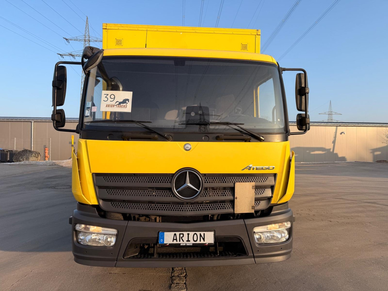 Mercedes-Benz Atego 1218 Koffer/ADR AT/CAM/LBW/PALFINGER/AC - Box truck: picture 2 Mercedes-Benz Atego 1218 Koffer/ADR AT/CAM/LBW/PALFINGER/AC - Box truck: picture 2