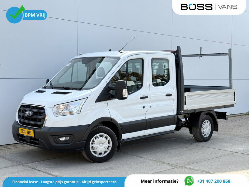 Ford Transit 350 2.0 TDCI 130PK L3H1 DC Trend Open Laadbak Pritische 6 zitplaatsen Airco Cruise Control - Open body delivery van, Combi van: picture 1 Ford Transit 350 2.0 TDCI 130PK L3H1 DC Trend Open Laadbak Pritische 6 zitplaatsen Airco Cruise Control - Open body delivery van, Combi van: picture 1