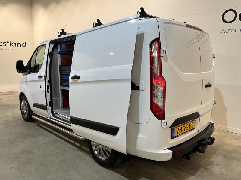 Small van Ford Transit Custom 340 2.0 TDCI L1H1 Trend 130 PK Servicebus / Sortimo Inrichting / Euro 6 / Schuifdeur L + R / 220V. / Airco / Cruise Control / PDC / CarPlay / Trekhaak / Navigatie /: picture 6