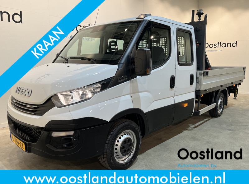 Iveco Daily 35S18D 3.0 375 Automaat Open Laadbak / Hiab Kraan / Euro 6 / Trekhaak 3500 KG / Airco / Camera / Navigatie / 3-Zits / 67.000 KM !! - Open body delivery van: picture 1 Iveco Daily 35S18D 3.0 375 Automaat Open Laadbak / Hiab Kraan / Euro 6 / Trekhaak 3500 KG / Airco / Camera / Navigatie / 3-Zits / 67.000 KM !! - Open body delivery van: picture 1