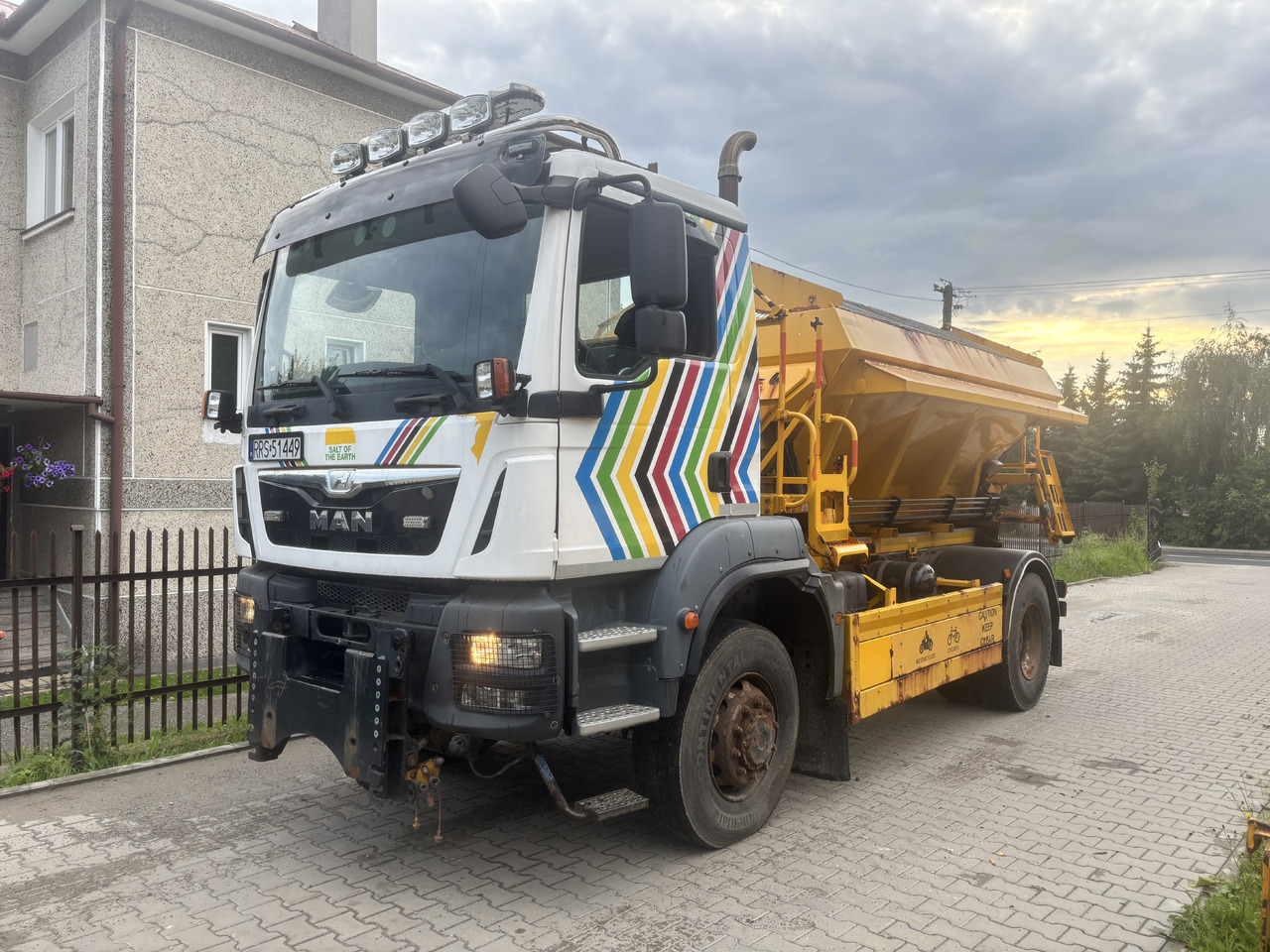 MAN TGM 18.290 4X4 BB GRITTER/SPREADER/PLOUGH - Snow removal vehicle: picture 2 MAN TGM 18.290 4X4 BB GRITTER/SPREADER/PLOUGH - Snow removal vehicle: picture 2