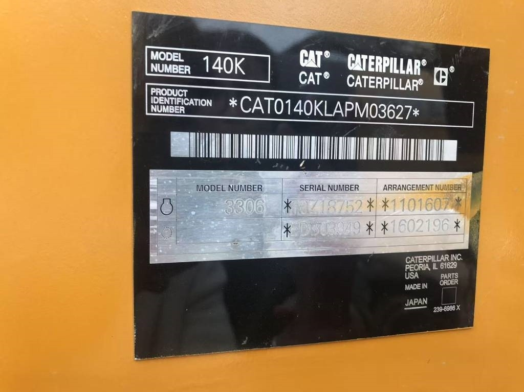 CAT 140k - Grader: picture 2 CAT 140k - Grader: picture 2