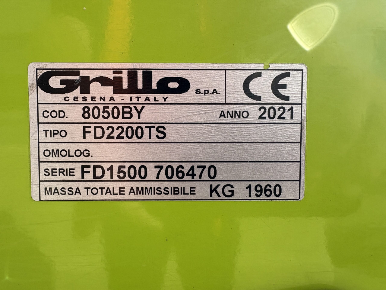 Garden mower Grillo FD2200TS Cut and Collect: picture 9
