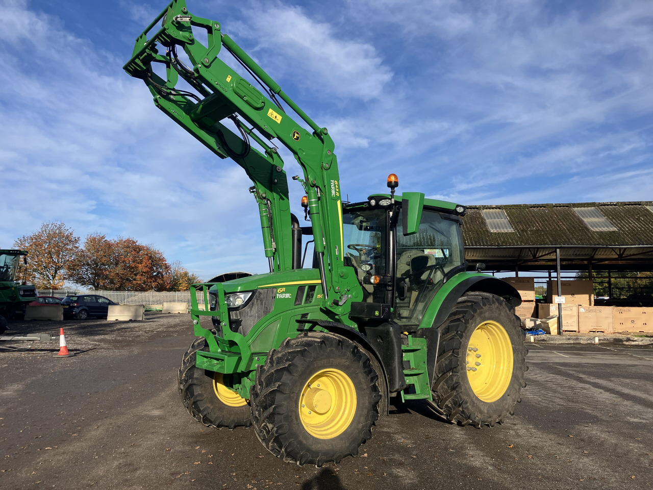 John Deere 6R 150 + 643R Loader - Farm tractor: picture 1 John Deere 6R 150 + 643R Loader - Farm tractor: picture 1