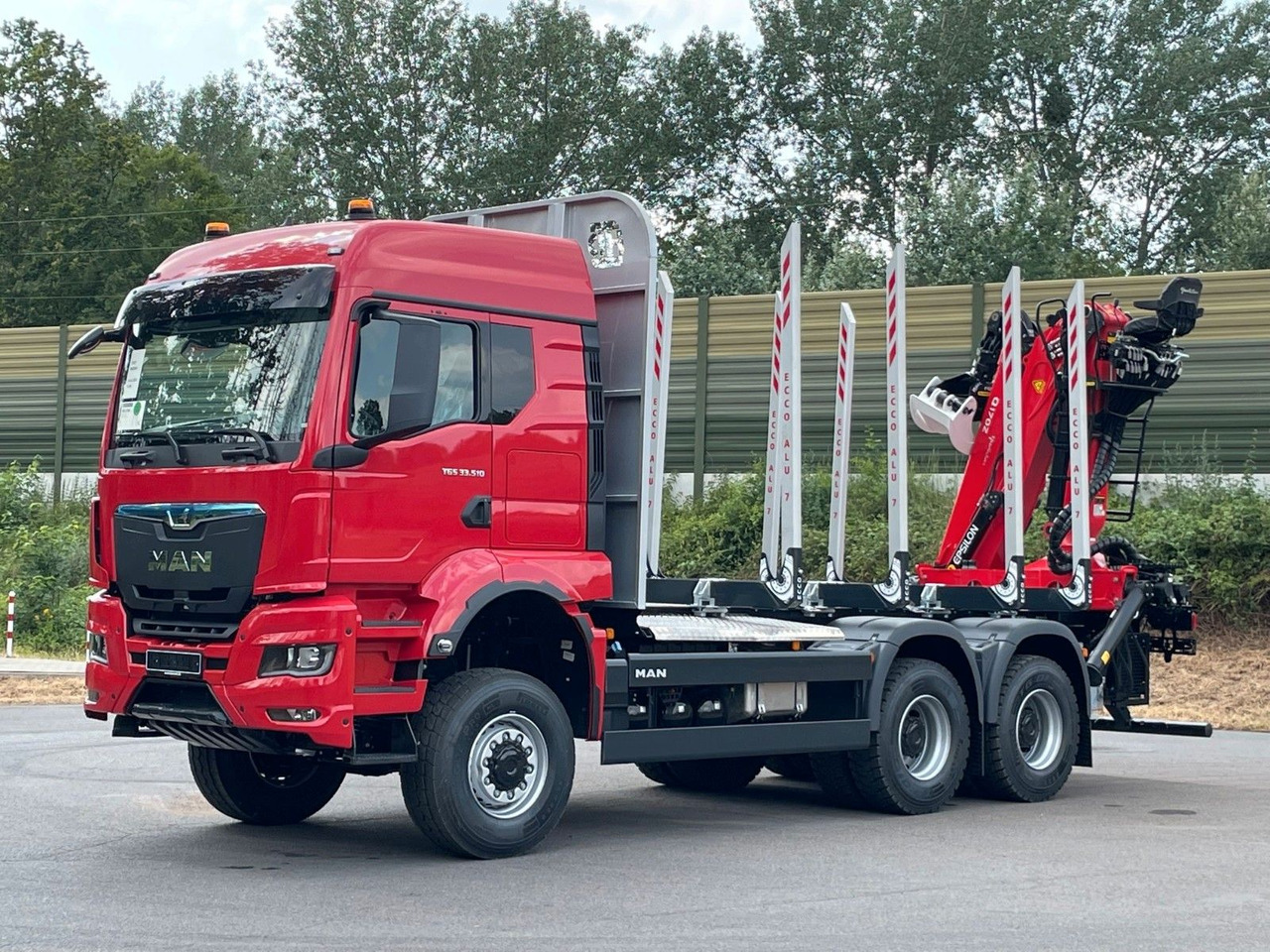 MAN TGS 33.520 6X6 Euro6e Radstand 3900mm EPSILON - Logging truck, Crane truck: picture 2 MAN TGS 33.520 6X6 Euro6e Radstand 3900mm EPSILON - Logging truck, Crane truck: picture 2