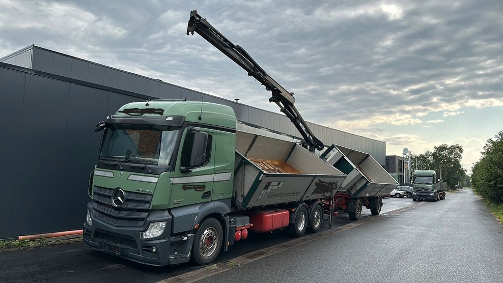 Mercedes-Benz 2545 6x2 Euro6 2-Seiten-Kipper ATLAS 145 KRAN - Tipper, Crane truck: picture 1 Mercedes-Benz 2545 6x2 Euro6 2-Seiten-Kipper ATLAS 145 KRAN - Tipper, Crane truck: picture 1